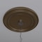 Ekena Millwork PVC Medallion (Canopies up to 13 1/2"), 22"OD x 3 1/2"ID x 1 1/2"P, Metallic Champagne Bronze CMP22TRCCB - alternate 6